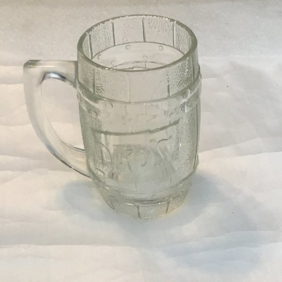 Vintage Dad's Root beer embossed glass advertising drinking mug - Picture 10 of 11